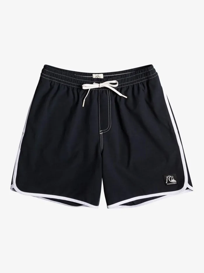 Men Quiksilver Boardshorts Original Scallop 17034 Volleys Black