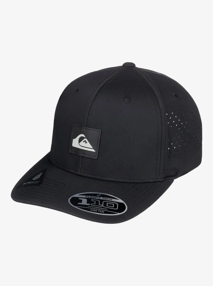 Men Quiksilver Hats Adapted Flexfit Hat Black