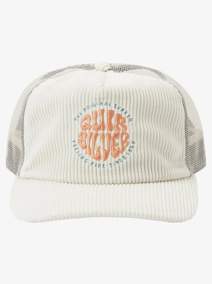 Men Quiksilver Hats Coasteeze Trucker Hat Birch Men Quiksilver Hats Coasteeze Trucker Hat Birch