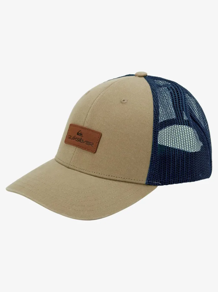 Men Quiksilver Hats Down The Hatch Trucker Hat Plaza Taupe