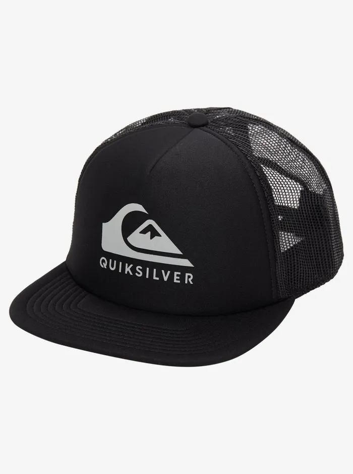 Men Quiksilver Hats Foamslayer Trucker Cap Black