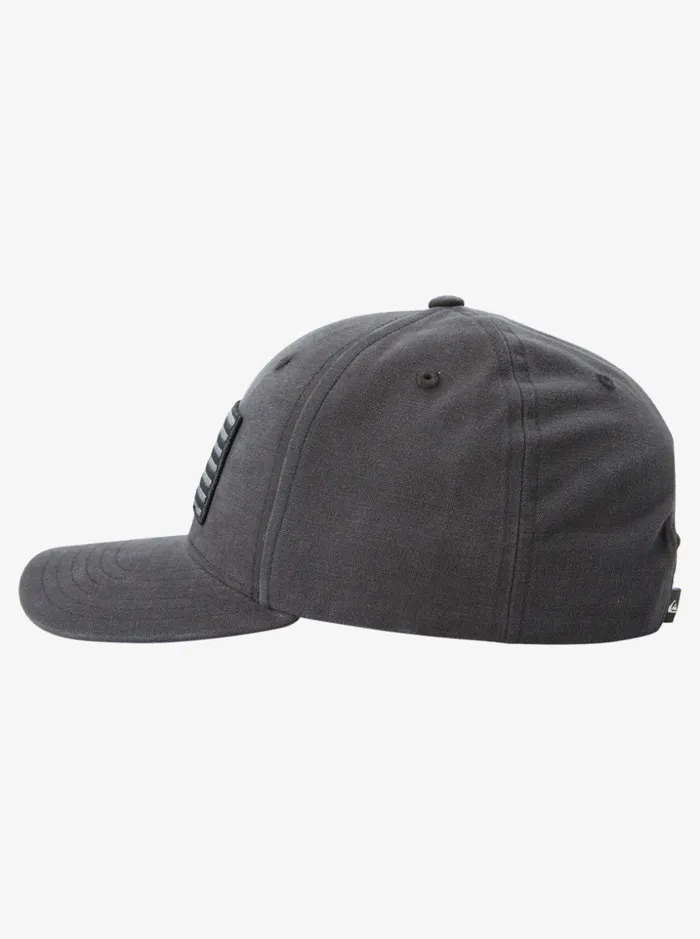 Men Quiksilver Hats Grounded America Snapback Hat Black Men Quiksilver Hats Grounded America Snapback Hat Black