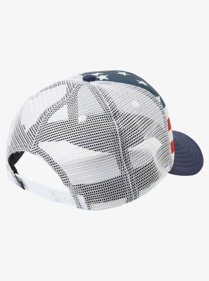 Men Quiksilver Hats Magpie Coop Trucker Hat Midnight Navy Men Quiksilver Hats Magpie Coop Trucker Hat Midnight Navy