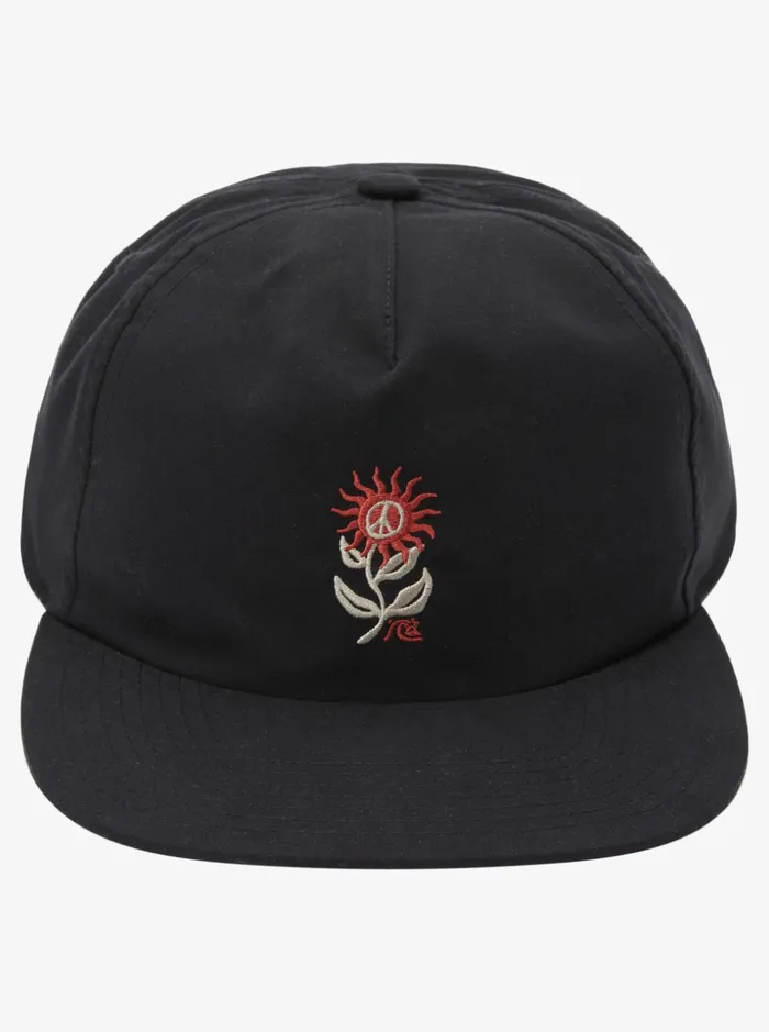Men Quiksilver Hats Surfwash Snapback Hat Black Men Quiksilver Hats Surfwash Snapback Hat Black