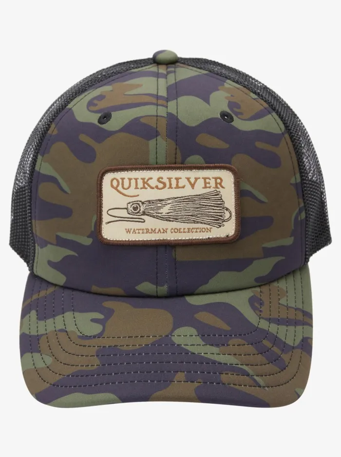 Men Quiksilver Hats Waterman Bilge Lurker Snapback Hat Four Leaf Clover Men Quiksilver Hats Waterman Bilge Lurker Snapback Hat Four Leaf Clover