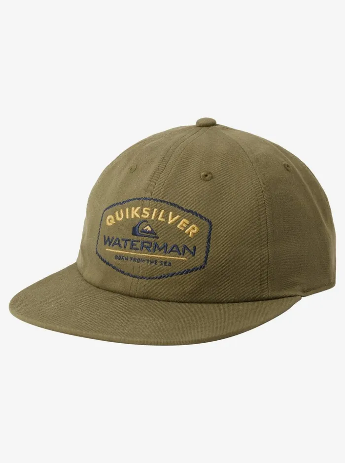 Men Quiksilver Hats Waterman Bilge Tipper Snapback Hat Four Leaf Clover