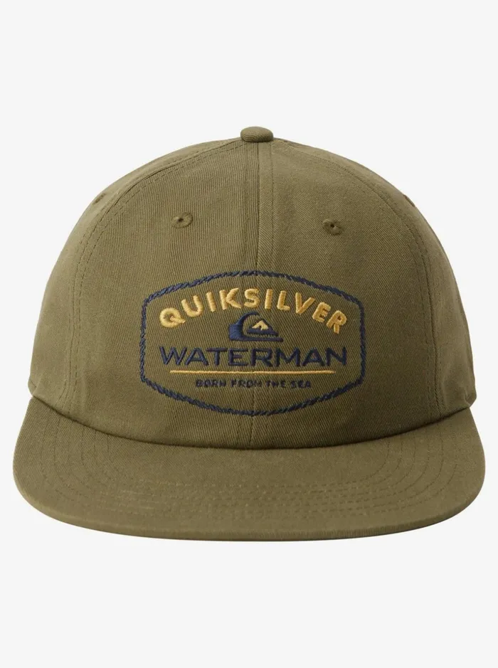 Men Quiksilver Hats Waterman Bilge Tipper Snapback Hat Four Leaf Clover Men Quiksilver Hats Waterman Bilge Tipper Snapback Hat Four Leaf Clover