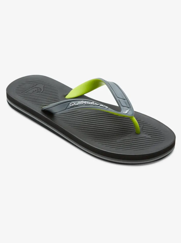 Men Quiksilver Sandals Haleiwa Core FlipFlops Grey 1