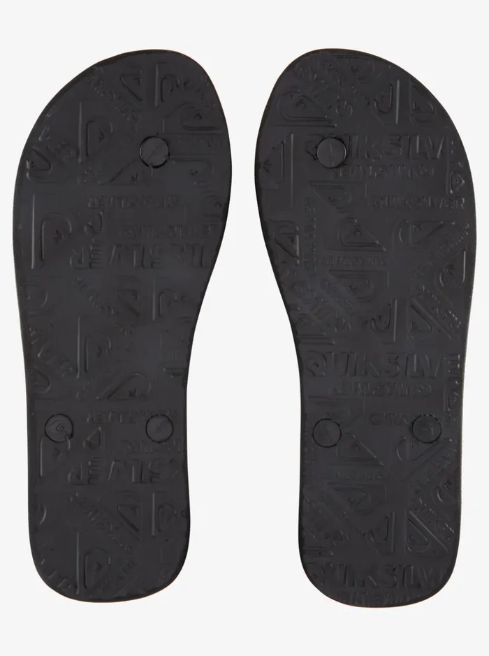Men Quiksilver Sandals Molokai Acid Drop FlipFlops Blackgreenblack Men Quiksilver Sandals Molokai Acid Drop FlipFlops Blackgreenblack