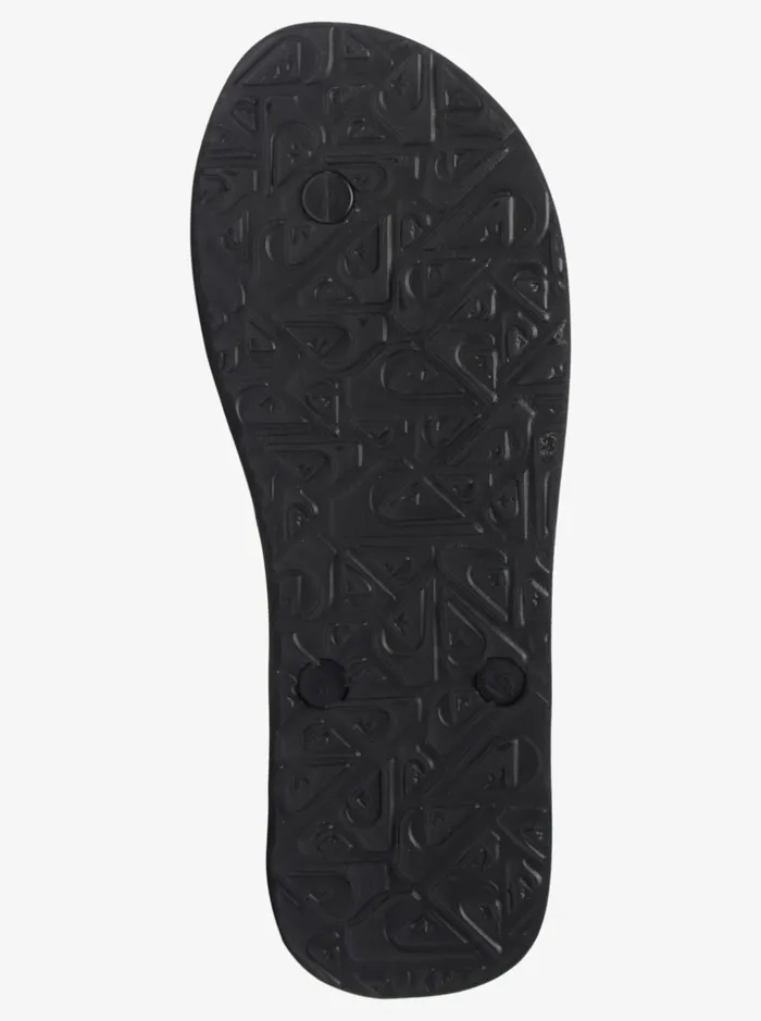 Men Quiksilver Sandals Molokai Art FlipFlops Blackgreenblack Men Quiksilver Sandals Molokai Art FlipFlops Blackgreenblack