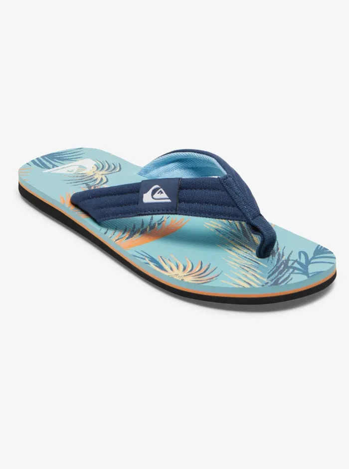 Men Quiksilver Sandals Molokai Layback Sandals For Men Blueblackyellow