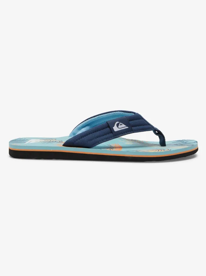 Men Quiksilver Sandals Molokai Layback Sandals For Men Blueblackyellow