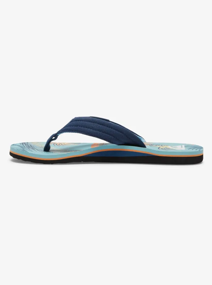 Men Quiksilver Sandals Molokai Layback Sandals For Men Blueblackyellow