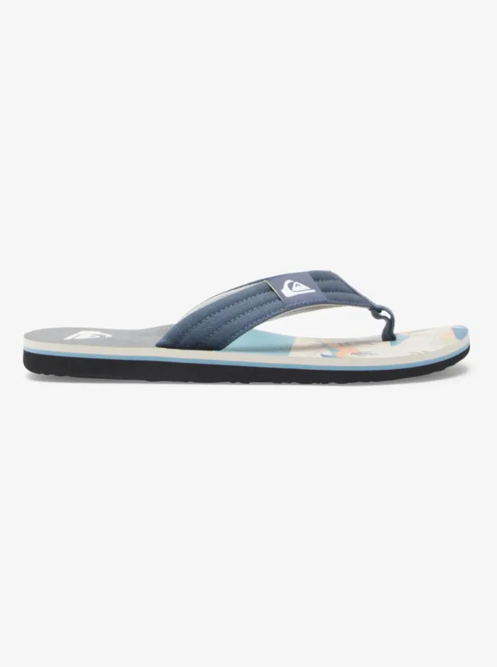 Men Quiksilver Sandals Molokai Layback Sandals For Men Greygreywhite