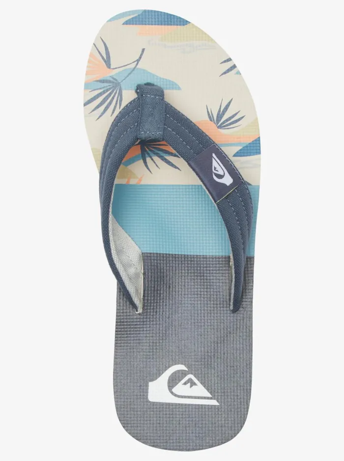 Men Quiksilver Sandals Molokai Layback Sandals For Men Greygreywhite