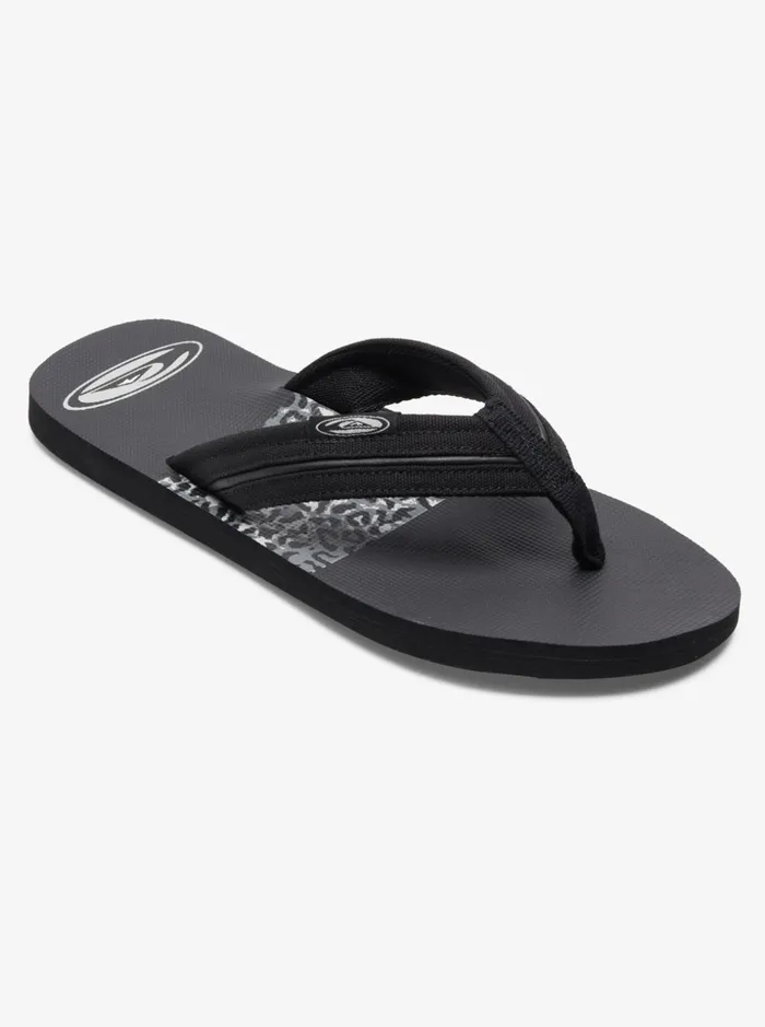Men Quiksilver Sandals Molokai Layback Saturn Sandals Black 1