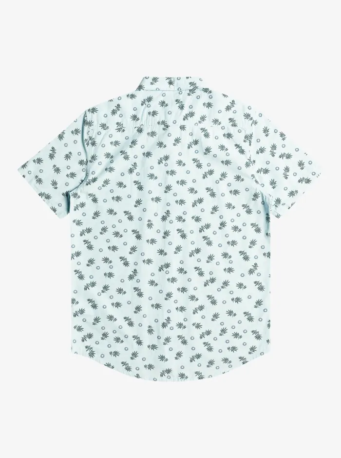 Men Quiksilver Shirts and Polos From Ocean To Paradise Short Sleeve Shirt Sky Blue From Ocean Men Quiksilver Shirts and Polos From Ocean To Paradise Short Sleeve Shirt Sky Blue From Ocean