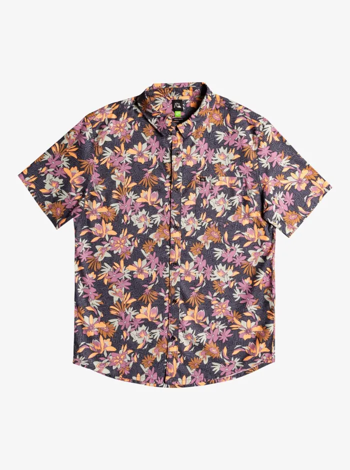 Men Quiksilver Shirts and Polos Sunday Stroll Stretch Short Sleeve Shirt Dusty Orchid Sunday Stroll Men Quiksilver Shirts and Polos Sunday Stroll Stretch Short Sleeve Shirt Dusty Orchid Sunday Stroll