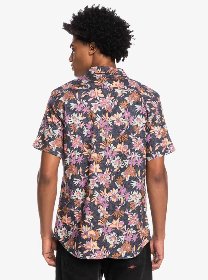 Men Quiksilver Shirts and Polos Sunday Stroll Stretch Short Sleeve Shirt Dusty Orchid Sunday Stroll Men Quiksilver Shirts and Polos Sunday Stroll Stretch Short Sleeve Shirt Dusty Orchid Sunday Stroll