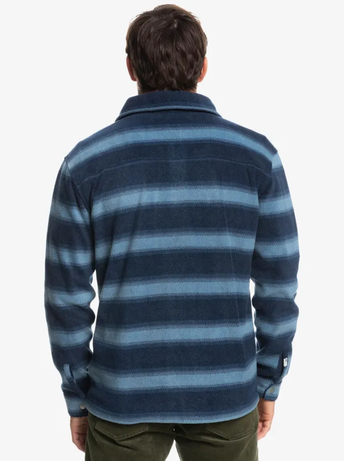 Men Quiksilver Shirts and Polos Surf Days Long Sleeve Flannel Shirt Navy Blazer Flannel Stripe Men Quiksilver Shirts and Polos Surf Days Long Sleeve Flannel Shirt Navy Blazer Flannel Stripe