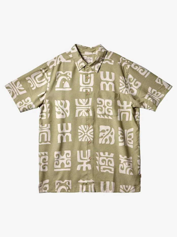 Men Quiksilver Shirts and Polos Waterman Channel Paddle Short Sleeve Shirt Tea Channel Paddle Men Quiksilver Shirts and Polos Waterman Channel Paddle Short Sleeve Shirt Tea Channel Paddle