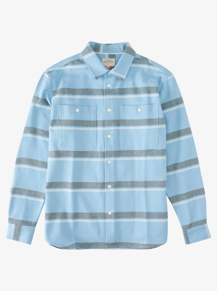 Men Quiksilver Shirts and Polos Waterman Lower Ridge Flannel Shirt Dusk Blue Lower Ridge Men Quiksilver Shirts and Polos Waterman Lower Ridge Flannel Shirt Dusk Blue Lower Ridge