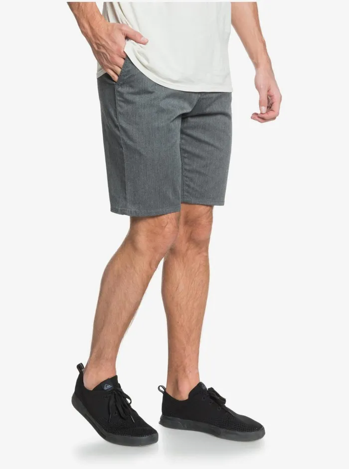 Men Quiksilver Shorts and Amphibians Everyday Union Stretch 20034 Chino Pocket Shorts Dark Grey Heather Men Quiksilver Shorts and Amphibians Everyday Union Stretch 20034 Chino Pocket Shorts Dark Grey Heather