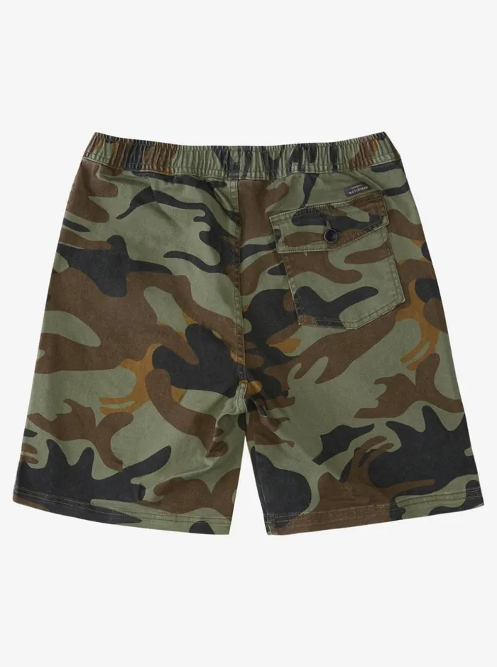 Men Quiksilver Shorts and Amphibians Waterman Cabo Shore 195034 Elastic Waist Shorts Waterman Camoflage Men Quiksilver Shorts and Amphibians Waterman Cabo Shore 195034 Elastic Waist Shorts Waterman Camoflage