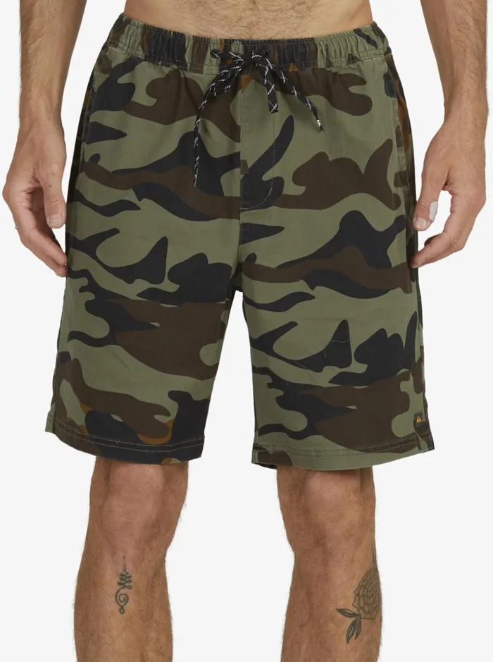 Men Quiksilver Shorts and Amphibians Waterman Cabo Shore 195034 Elastic Waist Shorts Waterman Camoflage Men Quiksilver Shorts and Amphibians Waterman Cabo Shore 195034 Elastic Waist Shorts Waterman Camoflage