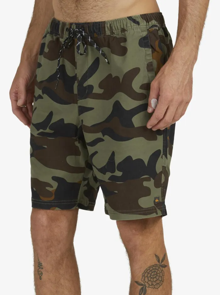 Men Quiksilver Shorts and Amphibians Waterman Cabo Shore 195034 Elastic Waist Shorts Waterman Camoflage Men Quiksilver Shorts and Amphibians Waterman Cabo Shore 195034 Elastic Waist Shorts Waterman Camoflage
