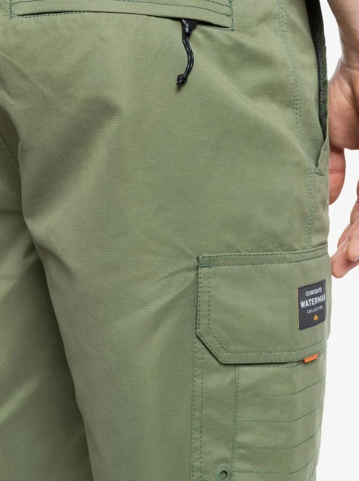 Men Quiksilver Shorts and Amphibians Waterman Maldive 20034 Cargo Shorts Black Men Quiksilver Shorts and Amphibians Waterman Maldive 20034 Cargo Shorts Black
