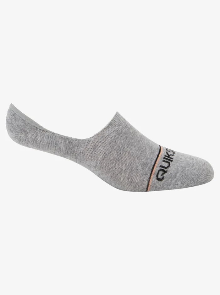Men Quiksilver Socks and Underwear 3 Pack No Show Liner Socks White Men Quiksilver Socks and Underwear 3 Pack No Show Liner Socks White