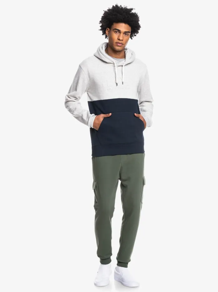 Men Quiksilver Sweatshirts and Hoodies Emboss Hoodie Light Grey Heather Men Quiksilver Sweatshirts and Hoodies Emboss Hoodie Light Grey Heather
