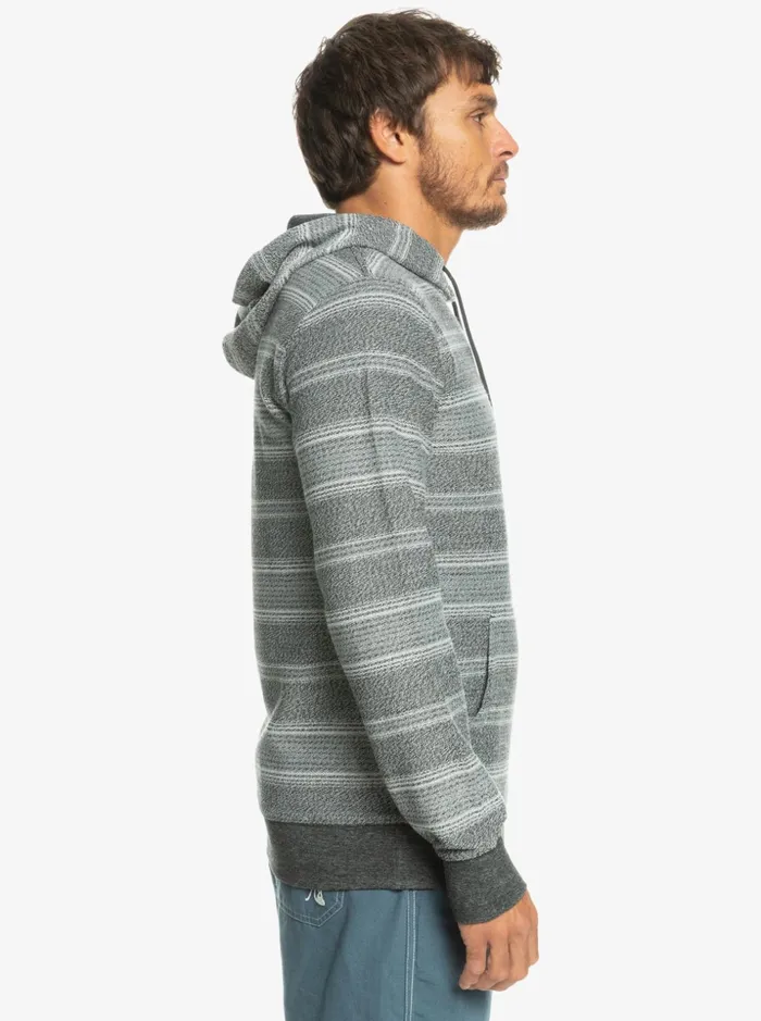 Men Quiksilver Sweatshirts and Hoodies Great Otway Hoodie Black Otway Stripe Men Quiksilver Sweatshirts and Hoodies Great Otway Hoodie Black Otway Stripe