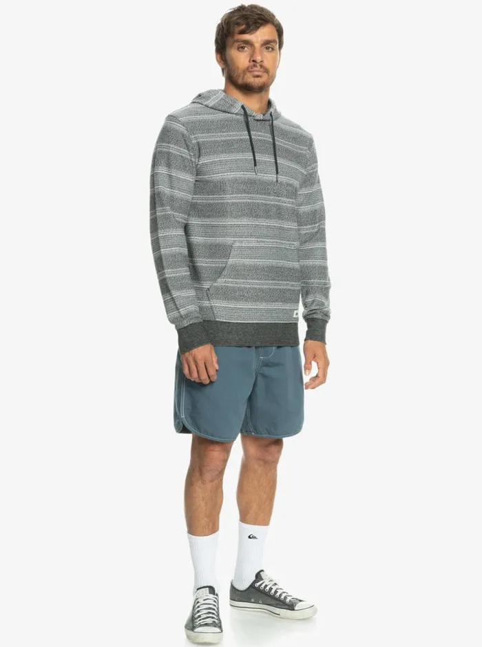 Men Quiksilver Sweatshirts and Hoodies Great Otway Hoodie Black Otway Stripe Men Quiksilver Sweatshirts and Hoodies Great Otway Hoodie Black Otway Stripe