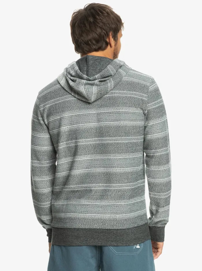 Men Quiksilver Sweatshirts and Hoodies Great Otway Hoodie Black Otway Stripe Men Quiksilver Sweatshirts and Hoodies Great Otway Hoodie Black Otway Stripe