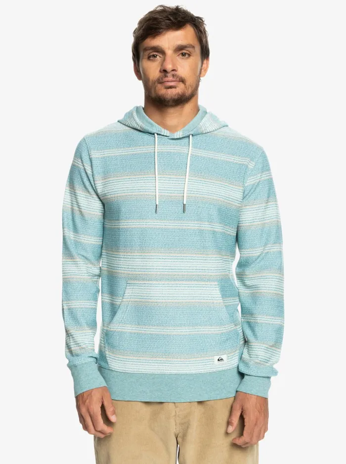 Men Quiksilver Sweatshirts and Hoodies Great Otway Hoodie Brittany Blue Otway Stripe Men Quiksilver Sweatshirts and Hoodies Great Otway Hoodie Brittany Blue Otway Stripe