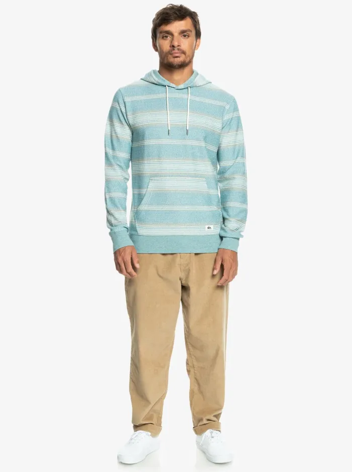 Men Quiksilver Sweatshirts and Hoodies Great Otway Hoodie Brittany Blue Otway Stripe Men Quiksilver Sweatshirts and Hoodies Great Otway Hoodie Brittany Blue Otway Stripe