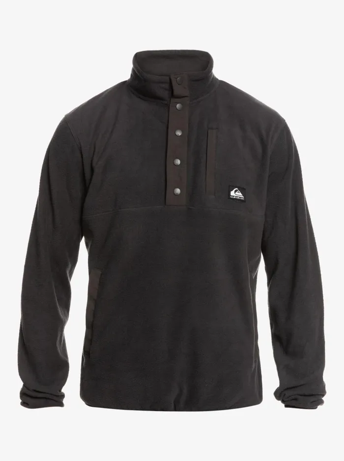 Men Quiksilver Sweatshirts and Hoodies No Destination Snap Fleece Pullover Phantom Men Quiksilver Sweatshirts and Hoodies No Destination Snap Fleece Pullover Phantom