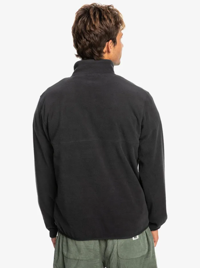 Men Quiksilver Sweatshirts and Hoodies No Destination Snap Fleece Pullover Phantom Men Quiksilver Sweatshirts and Hoodies No Destination Snap Fleece Pullover Phantom