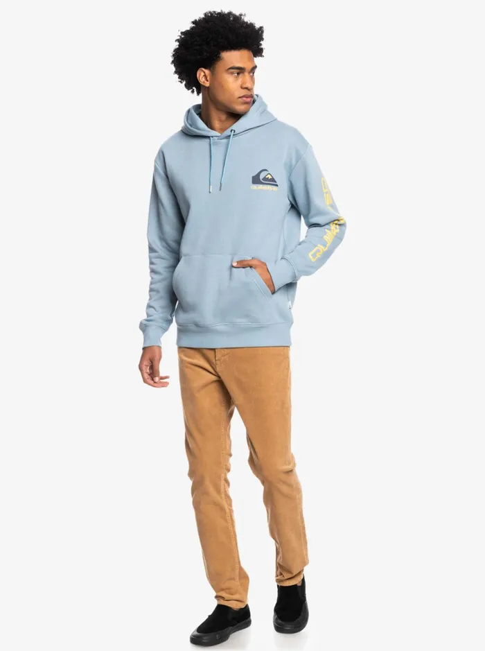 Men Quiksilver Sweatshirts and Hoodies Omni Logo Hood Fleece Top Black Men Quiksilver Sweatshirts and Hoodies Omni Logo Hood Fleece Top Black