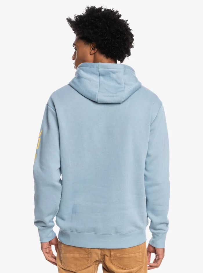 Men Quiksilver Sweatshirts and Hoodies Omni Logo Hood Fleece Top Black Men Quiksilver Sweatshirts and Hoodies Omni Logo Hood Fleece Top Black