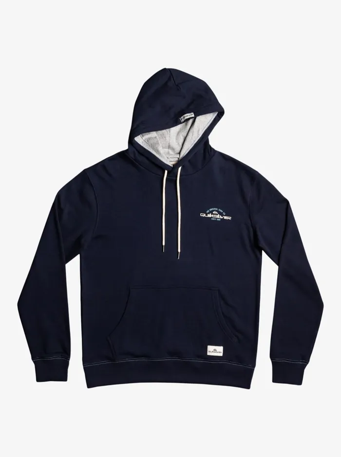 Men Quiksilver Sweatshirts and Hoodies Surfie Hoodie Navy Blazer