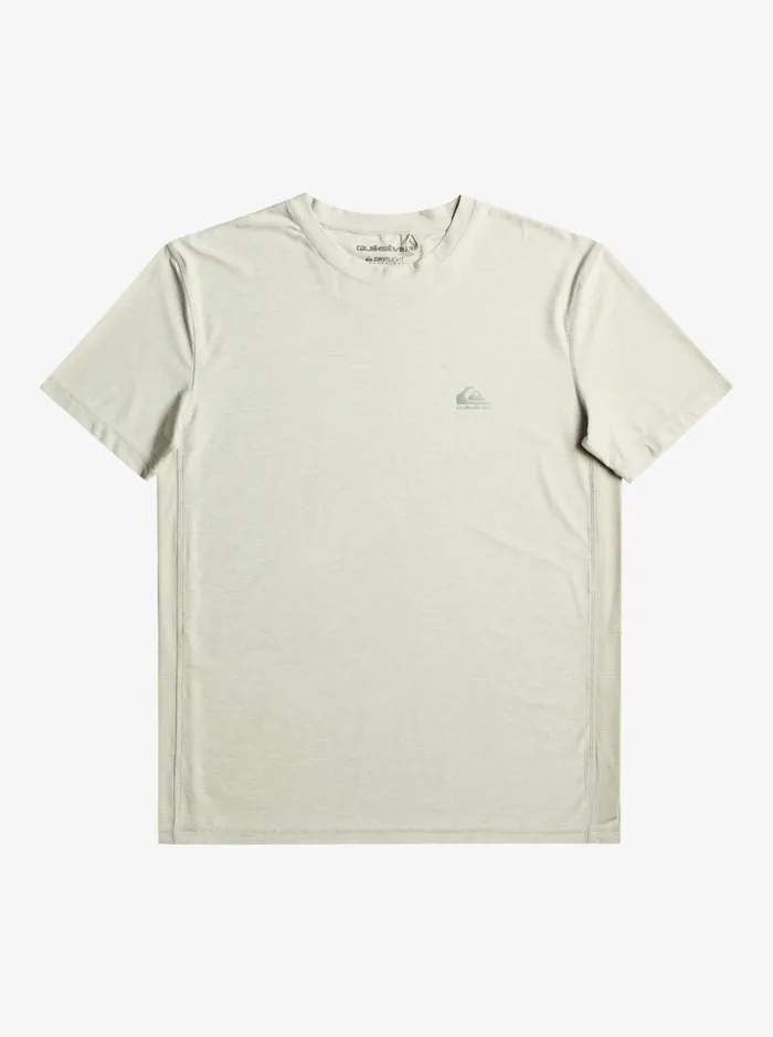 Men Quiksilver Tees Coast Runner TShirt Gray Violet Heather