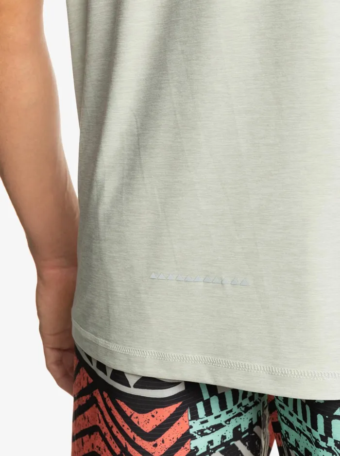 Men Quiksilver Tees Coast Runner TShirt Gray Violet Heather Men Quiksilver Tees Coast Runner TShirt Gray Violet Heather