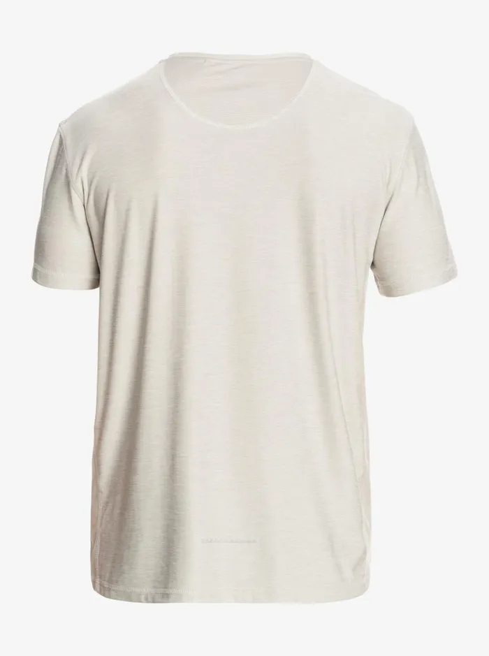 Men Quiksilver Tees Coast Runner TShirt Gray Violet Heather Men Quiksilver Tees Coast Runner TShirt Gray Violet Heather