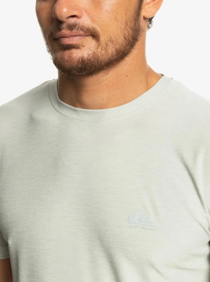 Men Quiksilver Tees Coast Runner TShirt Gray Violet Heather Men Quiksilver Tees Coast Runner TShirt Gray Violet Heather