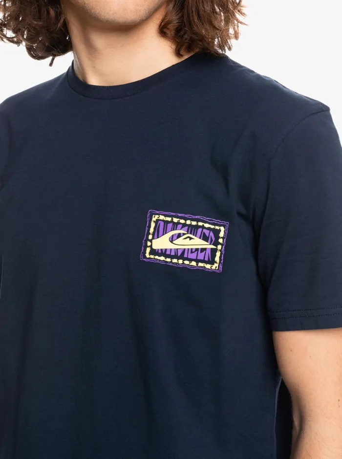 Men Quiksilver Tees Echoes In Time 2022 8211 TShirt For Men Navy Blazer Men Quiksilver Tees Echoes In Time 2022 8211 TShirt For Men Navy Blazer