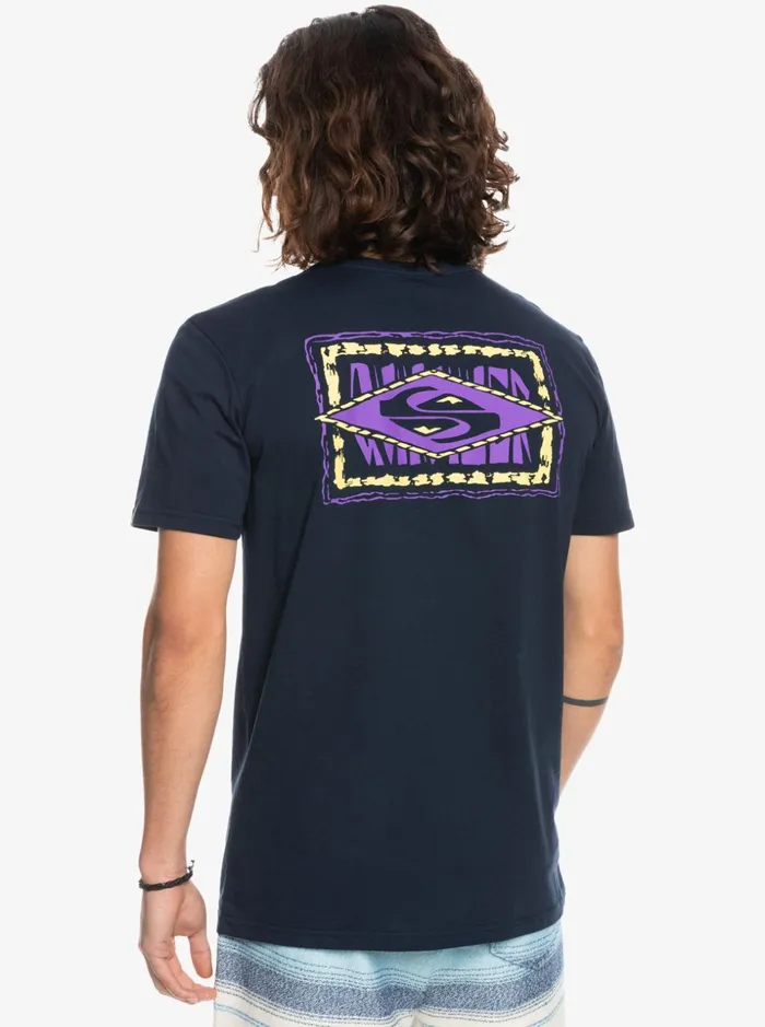 Men Quiksilver Tees Echoes In Time 2022 8211 TShirt For Men Navy Blazer Men Quiksilver Tees Echoes In Time 2022 8211 TShirt For Men Navy Blazer