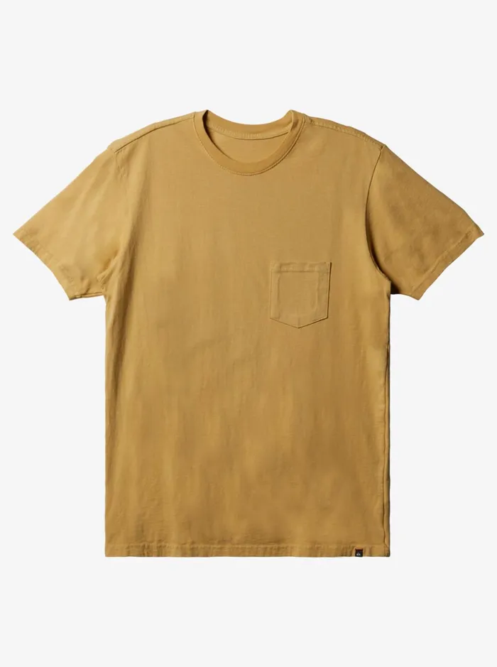 Men Quiksilver Tees Everyday Pocket TShirt Ochre